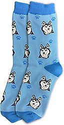 E&S PETS Siberian Husky Sock Daddy, Light Blue, one size