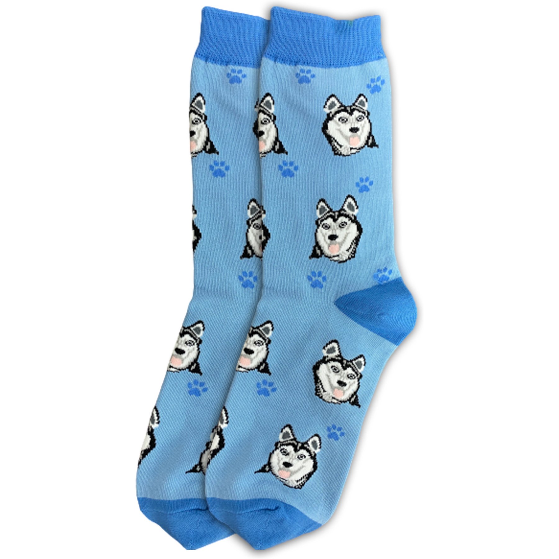 E&S PETS Siberian Husky Sock Daddy, Light Blue, one size
