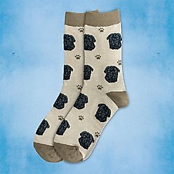 E&S PETS Black Pug Sock Daddy, Brown, one size slide 2 of 4