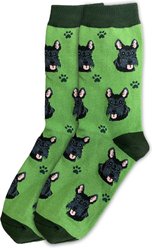 E&S PETS Scottie Sock Daddy, Green, one size