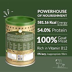 Pawfect Nature's Feast Goat Meat Grain-Free All Natural Freeze-Dried Dog Training Treat, 5.29-oz canister slide 2 of 7