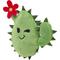 Show in main carousel: Snugarooz Chloe the Cactus Squeaky Dog Plush Toy, Green slide 3 of 7