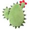 Show in main carousel: Snugarooz Chloe the Cactus Squeaky Dog Plush Toy, Green slide 4 of 7