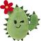 Show in main carousel: Snugarooz Chloe the Cactus Squeaky Dog Plush Toy, Green slide 1 of 7