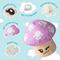 Show in main carousel: Snugarooz Magic the Mushroom Squeaky Dog Plush Toy, Purple slide 4 of 5