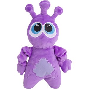 Snugarooz Starla the Alien Squeaky Dog Plush Toy, Purple