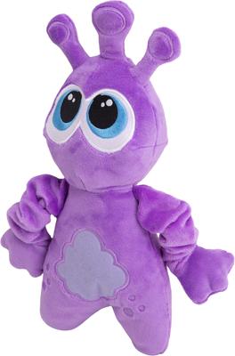 Show full view: Snugarooz Starla the Alien Squeaky Dog Plush Toy, Purple slide 2 of 7