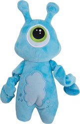 Snugarooz Luna the Alien -Squeaky Dog Plush Toy, Blue slide 1 of 5