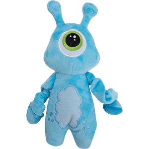 Snugarooz Luna the Alien -Squeaky Dog Plush Toy, Blue