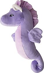 Snugarooz Shelly the Sea Horse Squeaky Dog Plush Toy, Purple