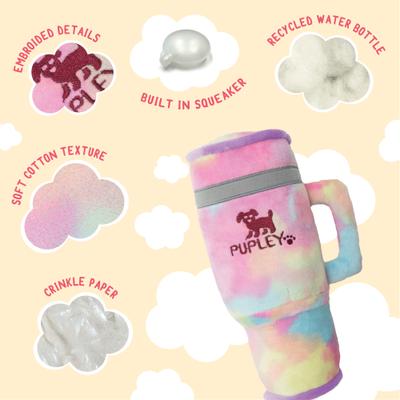 Show full view: Snugarooz Snugz Tumbler Squeaky Dog Plush Toy, Multi slide 4 of 4