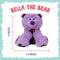 Show in main carousel: Snugarooz Bella the Bear Squeaky Dog Plush Toy, Purple slide 3 of 7