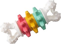 Snugarooz Twist & Shake Nylon Bone Dog Toy, Multi slide 2 of 4