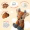 Show in main carousel: Snugarooz Dixie the Deer Squeaky Dog Plush Toy, Brown slide 5 of 6