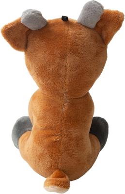 Show full view: Snugarooz Dixie the Deer Squeaky Dog Plush Toy, Brown slide 3 of 6