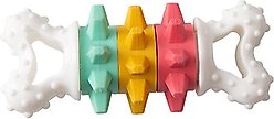 Snugarooz Twist & Shake Nylon Bone Dog Toy, Multi