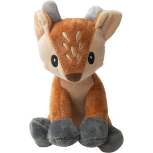 Snugarooz Dixie the Deer Squeaky Dog Plush Toy, Brown