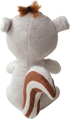 Show full view: Snugarooz Shea the Squirrel Squeaky Dog Plush Toy, Brown slide 5 of 8