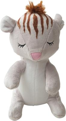 Show full view: Snugarooz Shea the Squirrel Squeaky Dog Plush Toy, Brown slide 3 of 8