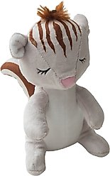 Snugarooz Shea the Squirrel Squeaky Dog Plush Toy, Brown