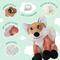 Show in main carousel: Snugarooz Fitz the Fox Squeaky Dog Plush Toy, Brown slide 3 of 5