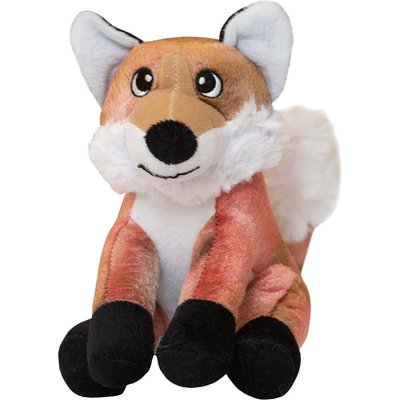 Snugarooz Snugarooz Fitz the Fox Squeaky Dog Plush Toy, Brown