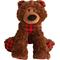 Show in main carousel: Snugarooz Benny the Bear Squeaky Dog Plush Toy, Brown slide 1 of 5