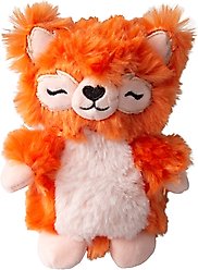 Snugarooz Young Panda Squeaky Dog Plush Toy, Red