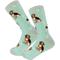Show in main carousel: E&S PETS Beagle Full Body Socks, Teal, one size slide 4 of 4