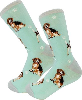 Show full view: E&S PETS Beagle Full Body Socks, Teal, one size slide 4 of 4