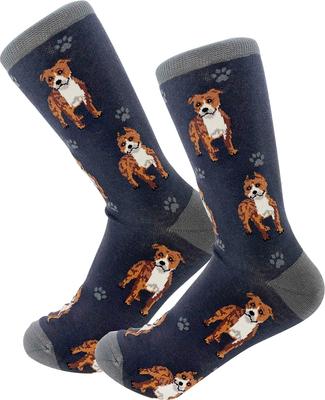 Show full view: E&S PETS Pit Bull Full Body Socks, Grey, one size slide 4 of 4