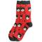 Show in main carousel: E&S PETS Black & White Cat Sock Daddy, Red, one size slide 1 of 4