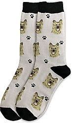 E&S PETS Cairn Terrier Sock Daddy, Grey, one size