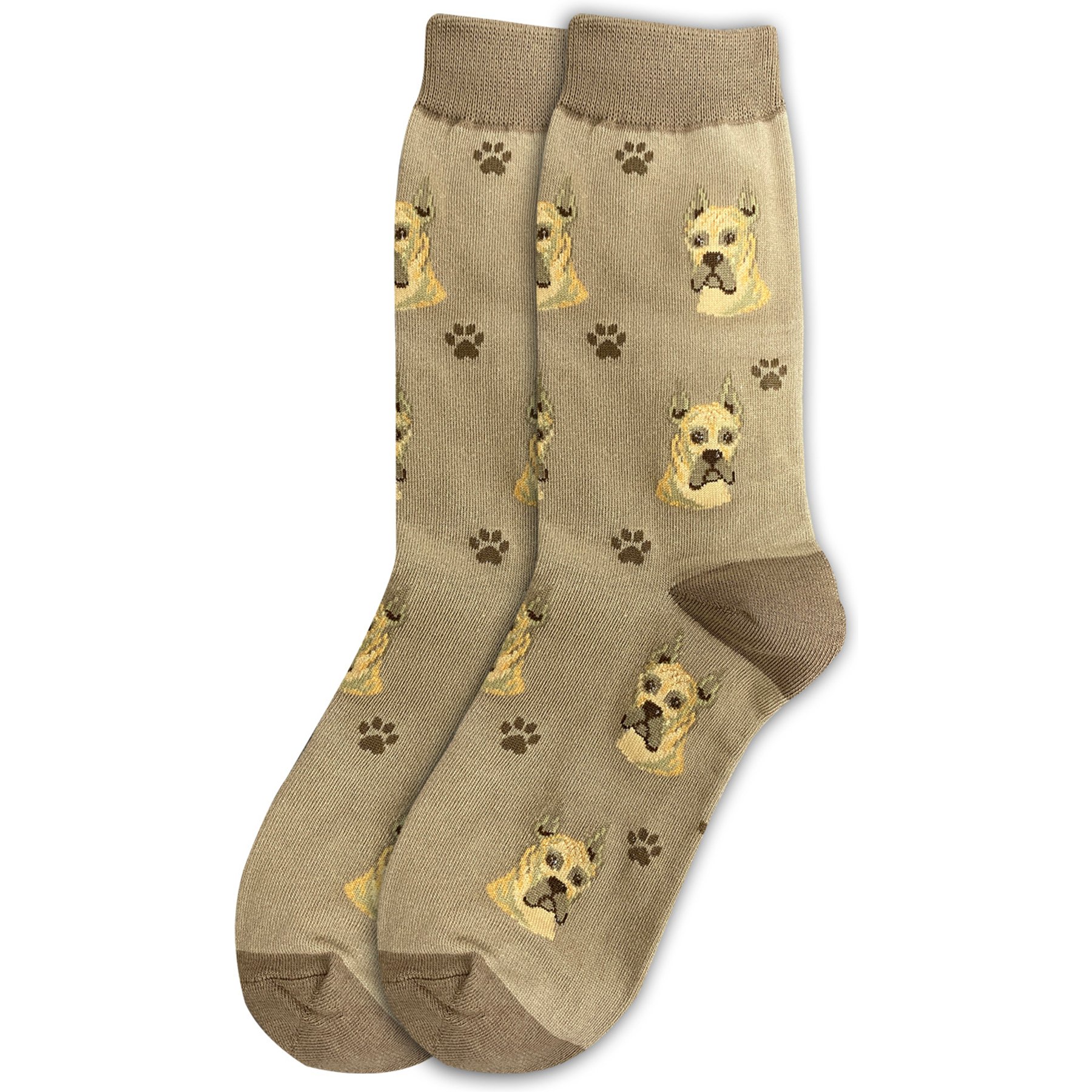 E&S PETS Great Dane Sock Daddy, Brown, one size