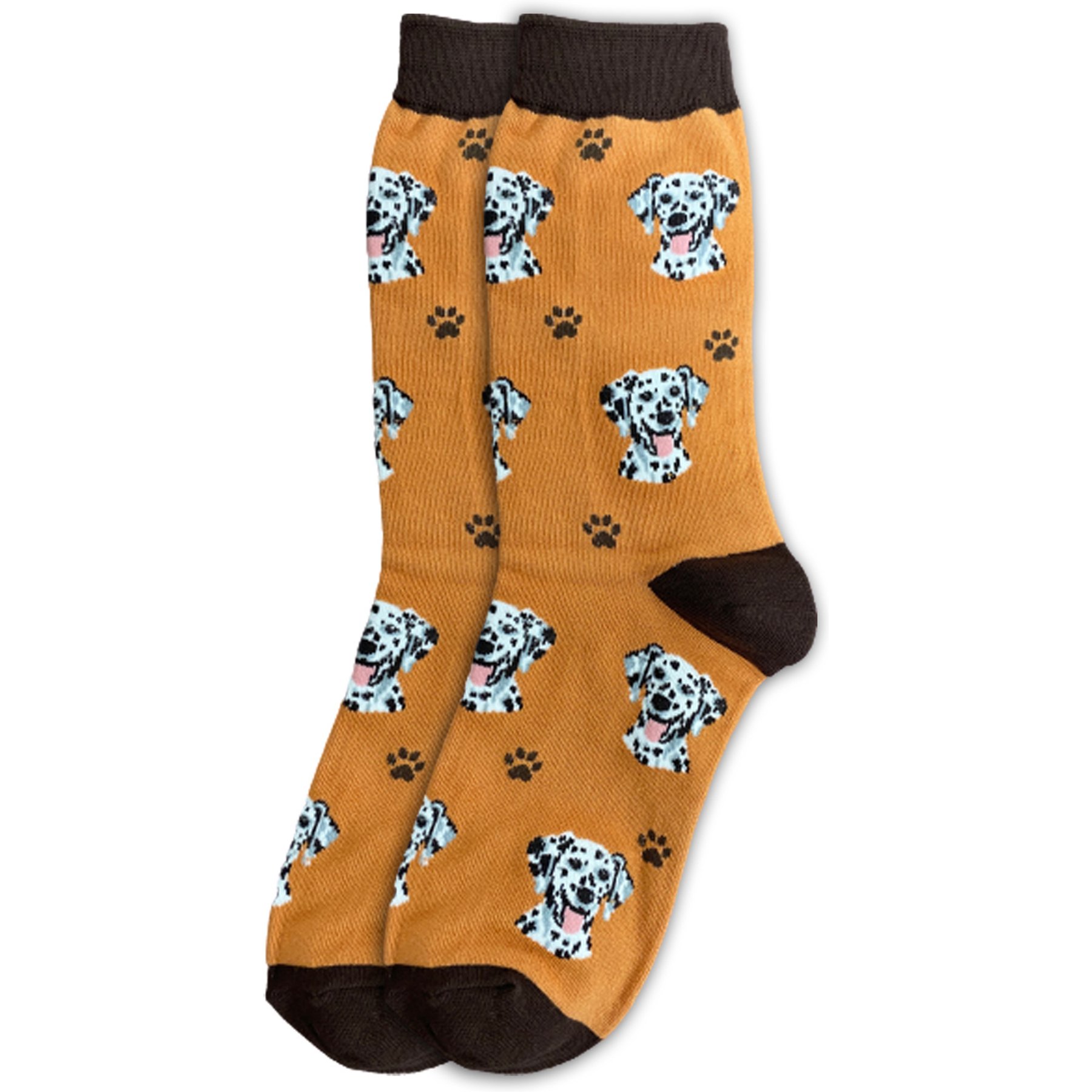 E&S PETS Dalmatian Sock Daddy, Orange, one size
