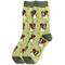 Show in main carousel: E&S PETS Uncropped Boxer Sock Daddy, Green, one size slide 1 of 4