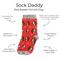 Show in main carousel: E&S PETS Basset Hound Sock Daddy, Coral, one size slide 2 of 4