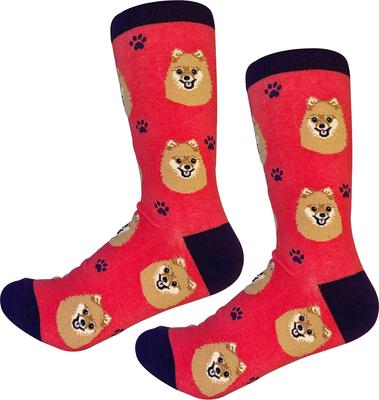 Show full view: E&S PETS Pomeranian Sock Daddy, Red, one size slide 4 of 4