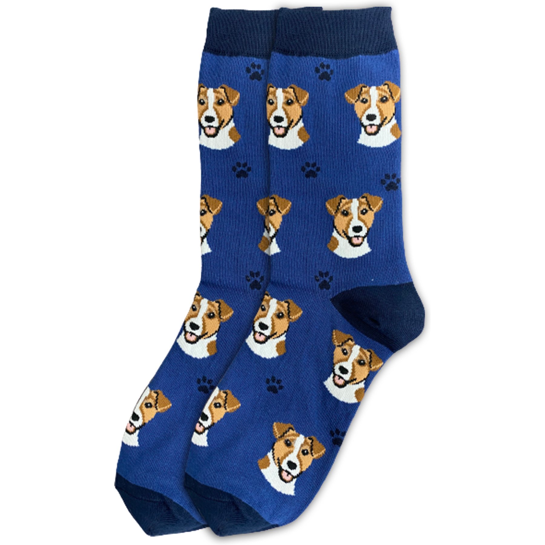 E&S PETS Jack Russell Sock Daddy, Blue, one size