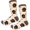 Show in main carousel: E&S PETS Black Dachshund Sock Daddy, Cream, one size slide 4 of 4