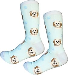 E&S PETS Cockapoo Sock Daddy, Teal, one size
