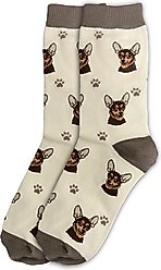 E&S PETS Black Chihuahua Sock Daddy, Blue, one size