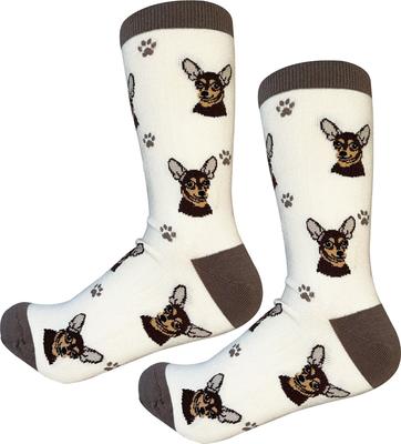 Show full view: E&S PETS Black Chihuahua Sock Daddy, Blue, one size slide 4 of 4