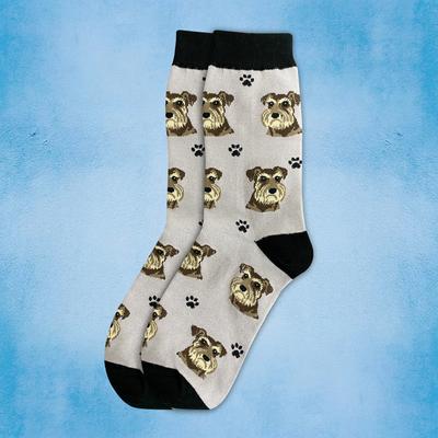 Show full view: E&S PETS Uncropped Schnauzer Sock Daddy, Grey, one size slide 3 of 4