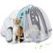 Show in main carousel: Halinfer Hard-Sided Space Capsule Astronaut Clear Bubble Window Airline-Approved Cat Backpack Carrier with Front & Back Dual Extension, 16.5 x 15 x 13-in, Green slide 5 of 7