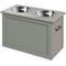 Show in main carousel: AOSTIRMOTOR Elevated Dog Bowl Feeding Station, Grey, 2-cup slide 1 of 9