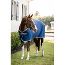 Horseware Ireland Amigo Horse Jersey Cooler, Navy / Titanium Grey / Silver, 75 inches