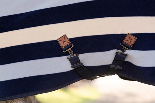 Show full view: Horseware Ireland Horseware Newmarket Pony Fleece Cooler, Witney Navy, 66 inches slide 4 of 4