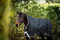 Horseware Ireland Rhino Wug 0g Horse Turnout, Black / Grey / White Check / Gray, 66 inches slide 2 of 5