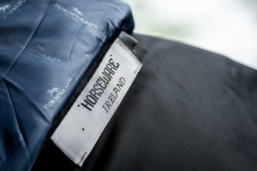 Show full view: Horseware Ireland Rambo 1680D Plus 0g Horse Turnout, Black / Thunderstorm Grey / Silver, 66 inches slide 6 of 6